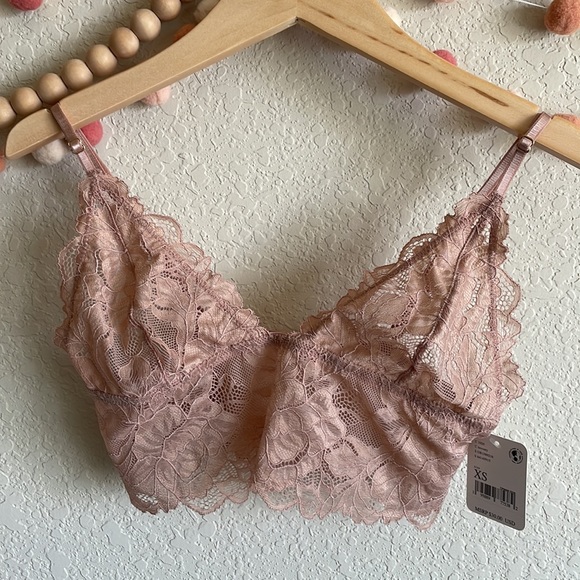 NWT Intimately Free People Everyday Lace Longline Bralette in Tuscany Size XS - Picture 5 of 12